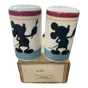 Vintage Mickey Paint Brush Ceramic Salt and Pepper Shaker Michael Graves - Picture 1 of 3