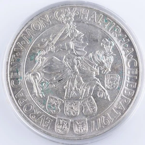 Austria 1977 100 Schilling Silver "Knight of Hall" KM# 2936 - Picture 1 of 2