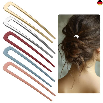 MARKE SONNOREL 5 Stück French Hair Pin 10 CM Metall Französische Haarnadel French Twist Hair P