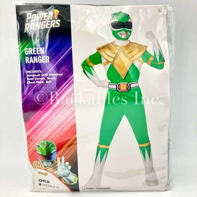 Spirit Kids Green Power Ranger Costume - Mighty Morphin Power Rangers Sizes Vary - Image 1 of 4