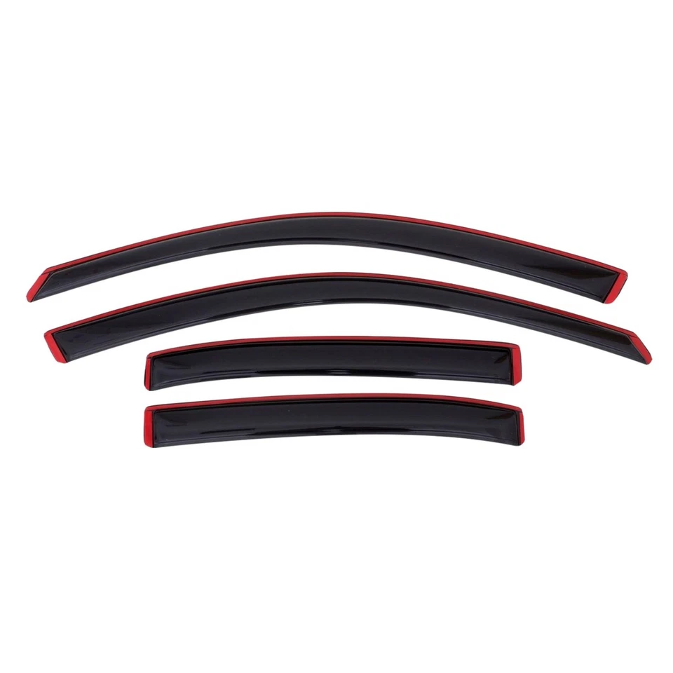 AVS Front & Rear In-Channel Smoke Acrylic Window Ventvisors for Chevrolet Malibu Foto 1 de 4