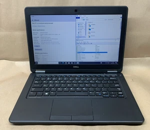 Dell Latitude E7250 Laptop, Intel i7-5600U@2,6GHz, 8GB RAM, 256GB SSD, Win10P - Bild 1 von 8