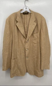 Loro Piana Men's Tan Linen Blazer - Size 54 - Picture 1 of 6
