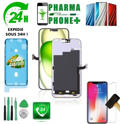 ✅ECRAN COMPLET OLED POUR IPHONE X XR XS 11 12 13 14 15 16 PRO MAX PLUS JOINT🇫🇷 - Imagen 1 de 4