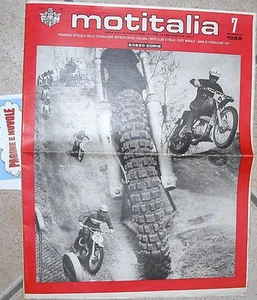 MOTITALIA coni fim  {1969} n 7 motocross moto - Picture 1 of 1