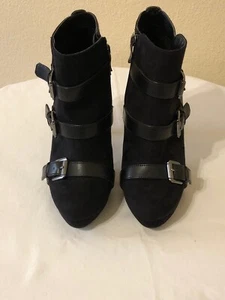 Sam and Libby schwarze Plateau-Booties Größe 6,5 - Bild 1 von 6