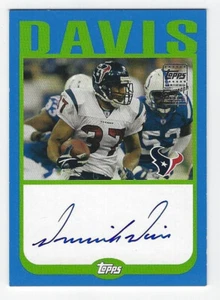 2004 Topps Signature Auto Blue #ADD Domanick Davis /50! *PWE* - Picture 1 of 2