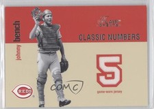 2003 Flair Greats Classic Numbers Dual Memorabilia Thurman Munson Johnny Bench