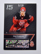 2022-23 Sereal KHL Premium Autograph #FST-A24 Ilya Anufriyev 05/10