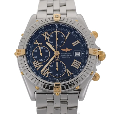 Reloj Breitling Crosswind Cronógrafo B13055 Esfera Negra 43mm Oro 18k + Caja Foto 1 de 4