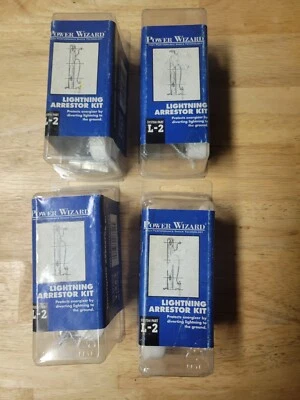 Power Wizard L-2 Pararrayos, Juego de 4 Nuevos Foto 1 de 4