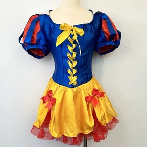 Déguisement Sissy Cosplay Frédéric d'Hollywood satin soyeux babydoll blanche neige L - Photo 1/7