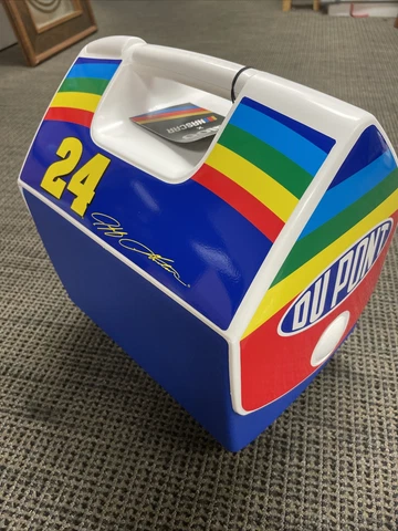 Jeff Gordon Dupont Racing NASCAR Team Cooler Lunchbox Playmate Pal Cover