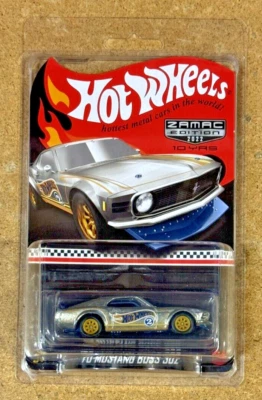 Hot Wheels 2022 ZAMAC Collector Edition 70 Mustang Boss 302 Mail-in w/ protector - Image 1 of 2