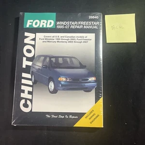 Chilton Reparación Manuel, Ford Windstar y Freestar 1995-07 (26840) - SELLO - Imagen 1 de 2