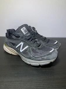 New Balance 990 v4 W990BK3 Black Silver Size 9 AA Made In USA Women’s - Picture 1 of 9