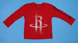 NBA SPORT HOUSTON ROCKETS  Kids Long Sleeve Size S -4 Red. - Picture 1 of 3