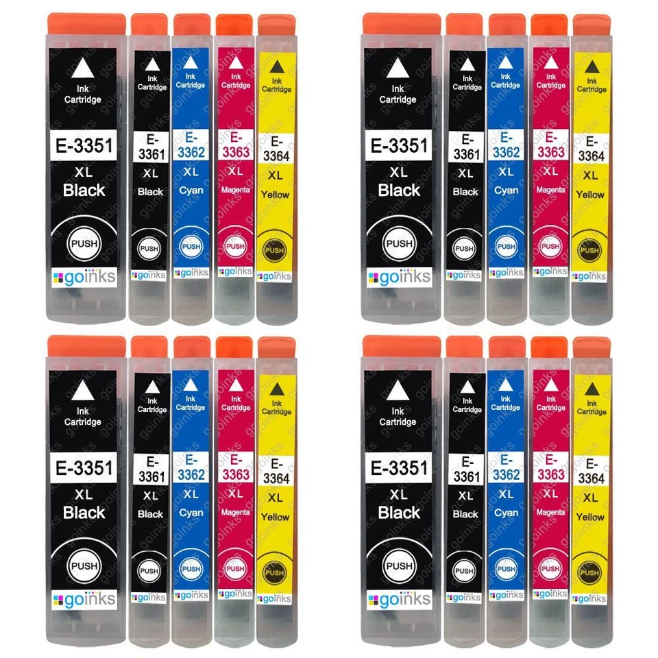 20 Ink Cartridges XL (Set) for Epson Expression Premium XP-630, XP-645, XP-900 - Image 1 of 4
