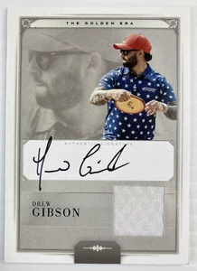 Brixton Golden Era Disc Golf Card Relix Drew Gibson Autograph Relic 6/25 Auto - Picture 1 of 2