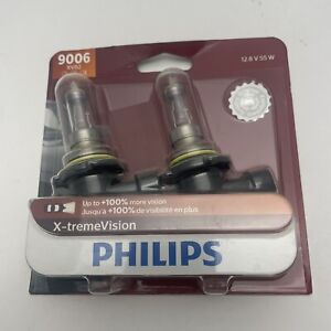Philips Lighting Pack of 2 X-tremeVision Upgrade Headlight Bulbs 9006 New