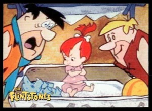 Cardz The Flintstones #23 1993 ventrílocuo Barney - Imagen 1 de 2