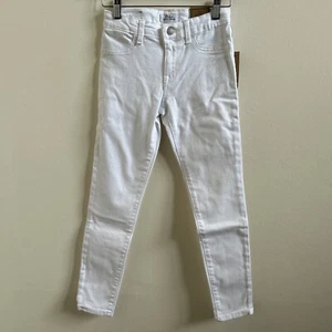 Polo Ralph Lauren Big Girls Aubrie Denim Leggings White 12 - Picture 1 of 5
