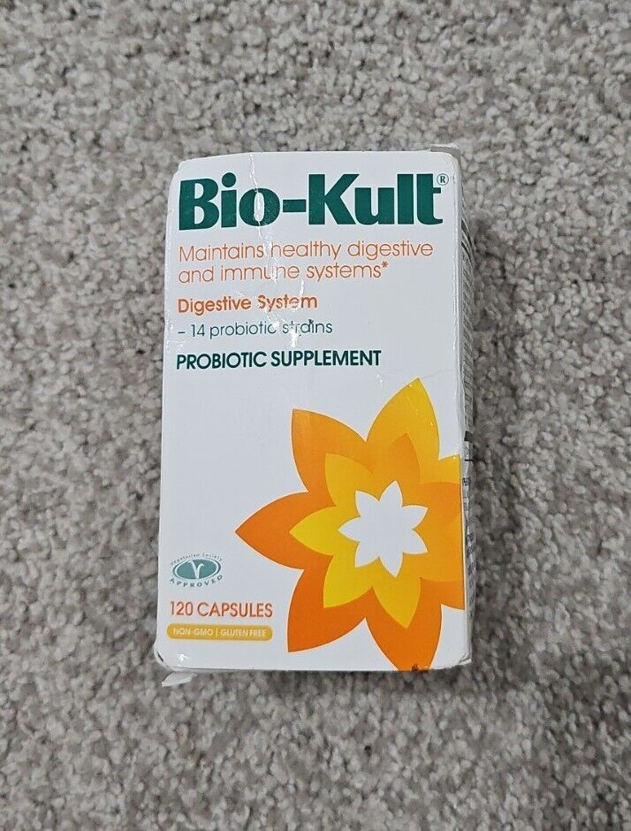 Bio-Kult Probiotic Supplement -14 strains "LARGER 120 count  - NEW - open box