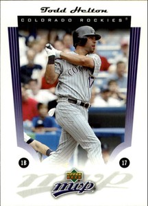 2005 Upper Deck MVP Baseball Card #84 Todd Helton