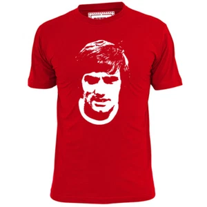 Herren George Best Silhouette Fußball T-Shirt Footy Fußball - Bild 1 von 2