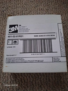3M Air-Mate High Efficiency Filter - Model 451-02-01R01 New In Box - Picture 1 of 2