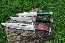HUNTING KNIFE John Rambo Rambo Knife Set - Rambo 1/2/3 Complete Set Signature OFFER