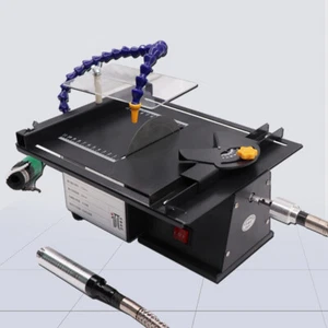 Table Saw Gem Jewelry Rock Bench Polishing Grinding Machine Lathe Polisher 110V - Picture 1 of 12