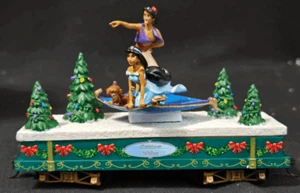 Disney Weihnachtswünsche Hawthorne Village Holiday Express Alladin & Jasmine Trai - Bild 1 von 6