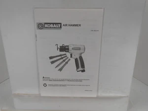 KOBALT 232168 AIR HAMMER OWNER'S MANUAL - Picture 1 of 1