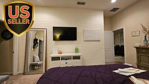 10PCS 3D Brick Wall Stickers, 59 Sq.Feet PE Foam Self-Adhesive Wallpaper Remo... - Picture 1 of 1