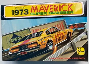 PALMER CIB 1973 FORD MAVERICK SUPER GRABBER REPLICA MODEL KIT SEALED RARE - Picture 1 of 4