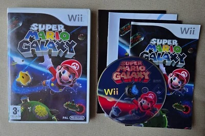 Super Mario Galaxy - Nintendo Wii Game - Complete / VGC / PAL - Image 1 of 3