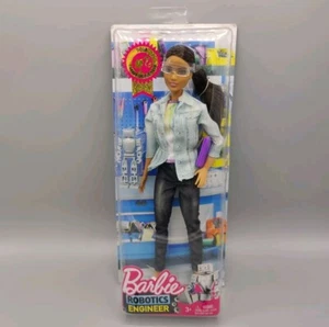 Barbie 2018 Career Of The Year: Robotics Engineer, Brunette Tan Girl Doll Rare - Picture 1 of 12