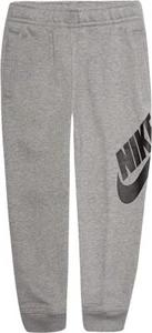 Nike Boys' Little Fleece Jogger Pants Grey Black 86D948-042 Size 6 NWT - Picture 1 of 4
