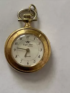 Eagle Star Geneve Anhängeruhr Top Zustand unten lesen Rosengravur!! - Bild 1 von 4