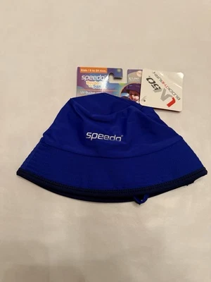 Sombrero de cubo Speedo infantil 2 por $10 azul talla única para la mayoría de la protección solar Foto 1 de 4