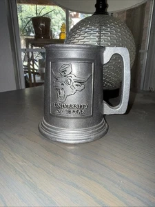 Texas Longhorns Pewter Mug Beer Stein Heavy Duty University College Austin - Picture 1 of 7