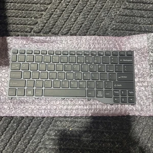Fujitsu Lifebook P727 P728 U729x English US Keyboard with Anti-Bacterial coating - Afbeelding 1 van 3