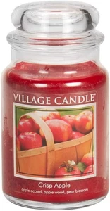 Large Crisp Apple Scented Candle in Glass Apothecary Jar - 21.25 Oz - Picture 1 of 12