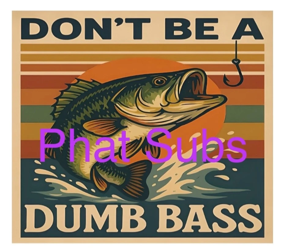 Vaso de sublimación 20 oz envoltura lubina muda pesca listo para presionar transferencia de calor Foto 1 de 1