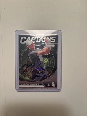 Tarjeta coleccionable firmada por Martin Kaymer 2024 Panini Prizm (76) LIV Golf Cleeks GC Foto 1 de 2