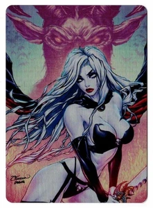 Lady Death Eternal Sabbath. Duel With The Devil Ultimate Metal Trading Card - Picture 1 of 2