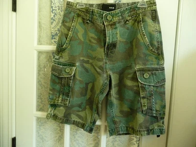 Men's Hurley Camo Cargo Relaxed Fit Shorts - Image 1 of 4