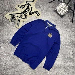 Vintage Polo Ralph Lauren Rugby Big Logo Y2K Blau Longsleeve Größe Xxl  - Bild 1 von 8