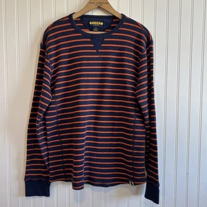 Ralph Lauren rugby thermal stripe men’s large Y2K - Picture 1 of 9